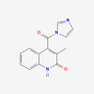 4-(1H-imidazol-1-ylcarbonyl)-3-methylquinolin-2(1H)-one