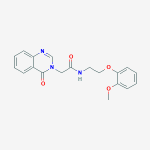 N-[2-(2-methoxyphenoxy)ethyl]-2-(4-oxoquinazolin-3(4H)-yl)acetamide