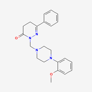 2-{[4-(2-methoxyphenyl)piperazin-1-yl]methyl}-6-phenyl-4,5-dihydropyridazin-3(2H)-one