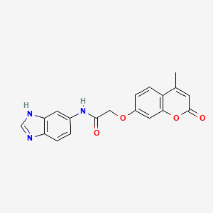 N-(1H-benzimidazol-5-yl)-2-[(4-methyl-2-oxo-2H-chromen-7-yl)oxy]acetamide