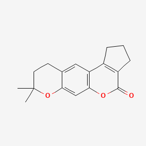 8,8-Dimethyl-2,3,9,10-tetrahydrocyclopenta[c]pyrano[3,2-g]chromen-4-one