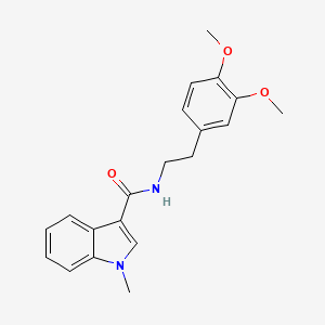 N-[2-(3,4-dimethoxyphenyl)ethyl]-1-methyl-1H-indole-3-carboxamide