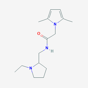 2-(2,5-dimethyl-1H-pyrrol-1-yl)-N-[(1-ethyl-2-pyrrolidinyl)methyl]acetamide