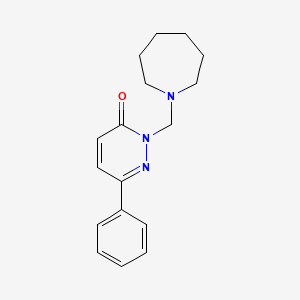 molecular formula C17H21N3O B11008661 2-(azepan-1-ylmethyl)-6-phenylpyridazin-3(2H)-one 