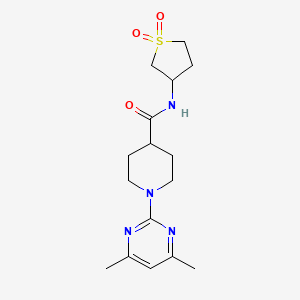 1-(4,6-dimethylpyrimidin-2-yl)-N-(1,1-dioxidotetrahydrothiophen-3-yl)piperidine-4-carboxamide