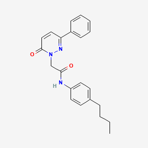 N-(4-butylphenyl)-2-(6-oxo-3-phenylpyridazin-1(6H)-yl)acetamide