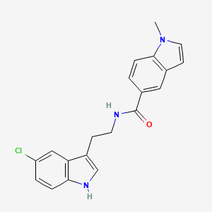 N-[2-(5-chloro-1H-indol-3-yl)ethyl]-1-methyl-1H-indole-5-carboxamide