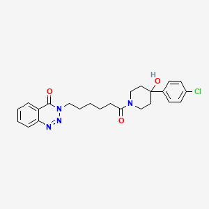 3-{6-[4-(4-chlorophenyl)-4-hydroxypiperidin-1-yl]-6-oxohexyl}-1,2,3-benzotriazin-4(3H)-one