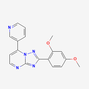 2-(2,4-Dimethoxyphenyl)-7-(pyridin-3-yl)[1,2,4]triazolo[1,5-a]pyrimidine