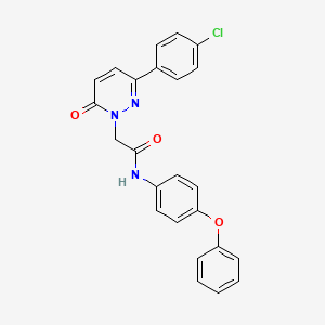 2-(3-(4-chlorophenyl)-6-oxopyridazin-1(6H)-yl)-N-(4-phenoxyphenyl)acetamide