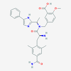 molecular formula C32H35N5O5 B110093 依鲁昔多林 CAS No. 864821-90-9