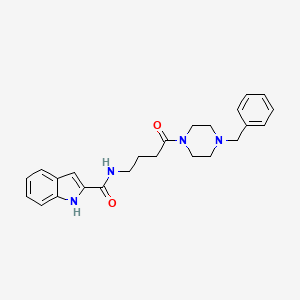 N~2~-[4-(4-benzylpiperazino)-4-oxobutyl]-1H-indole-2-carboxamide