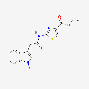 ethyl 2-{[(1-methyl-1H-indol-3-yl)acetyl]amino}-1,3-thiazole-4-carboxylate