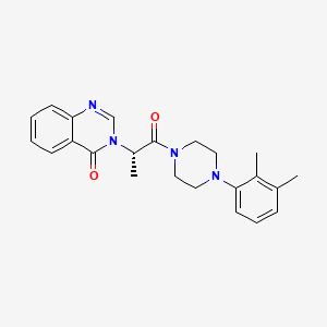 3-{(2S)-1-[4-(2,3-dimethylphenyl)piperazin-1-yl]-1-oxopropan-2-yl}quinazolin-4(3H)-one