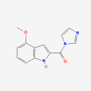 1H-imidazol-1-yl(4-methoxy-1H-indol-2-yl)methanone