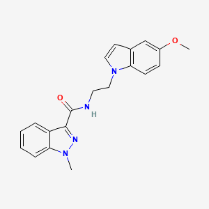 N-[2-(5-methoxy-1H-indol-1-yl)ethyl]-1-methyl-1H-indazole-3-carboxamide