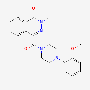 4-{[4-(2-methoxyphenyl)piperazino]carbonyl}-2-methyl-1(2H)-phthalazinone