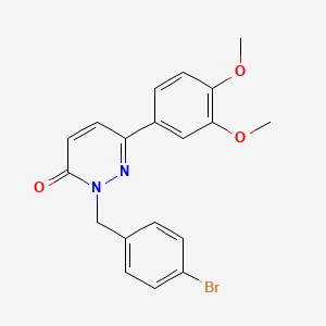 2-(4-bromobenzyl)-6-(3,4-dimethoxyphenyl)pyridazin-3(2H)-one