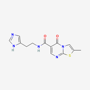 N-[2-(1H-imidazol-4-yl)ethyl]-2-methyl-5-oxo-5H-[1,3]thiazolo[3,2-a]pyrimidine-6-carboxamide