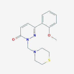 6-(2-methoxyphenyl)-2-(thiomorpholin-4-ylmethyl)pyridazin-3(2H)-one