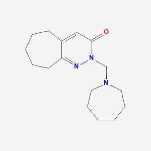 2-(azepan-1-ylmethyl)-2,5,6,7,8,9-hexahydro-3H-cyclohepta[c]pyridazin-3-one