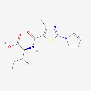 N-{[4-methyl-2-(1H-pyrrol-1-yl)-1,3-thiazol-5-yl]carbonyl}-L-isoleucine