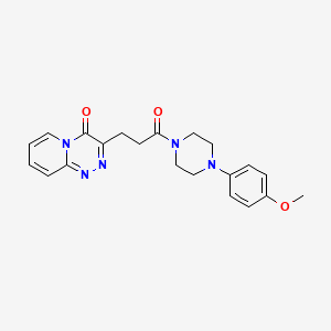 3-{3-[4-(4-methoxyphenyl)piperazin-1-yl]-3-oxopropyl}-4H-pyrido[2,1-c][1,2,4]triazin-4-one