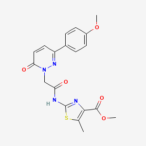 methyl 2-({[3-(4-methoxyphenyl)-6-oxopyridazin-1(6H)-yl]acetyl}amino)-5-methyl-1,3-thiazole-4-carboxylate