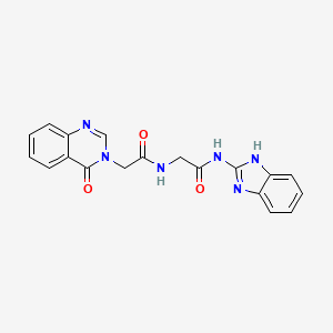 N-1H-benzimidazol-2-yl-N~2~-[(4-oxoquinazolin-3(4H)-yl)acetyl]glycinamide