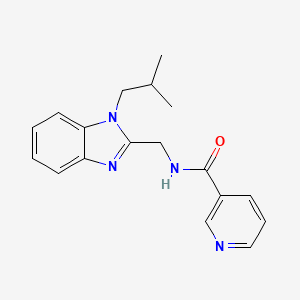 N-{[1-(2-methylpropyl)-1H-benzimidazol-2-yl]methyl}pyridine-3-carboxamide