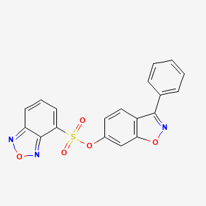 3-Phenyl-1,2-benzoxazol-6-yl 2,1,3-benzoxadiazole-4-sulfonate