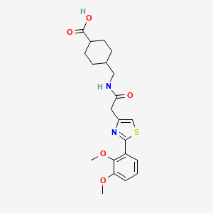 trans-4-[({[2-(2,3-Dimethoxyphenyl)-1,3-thiazol-4-yl]acetyl}amino)methyl]cyclohexanecarboxylic acid