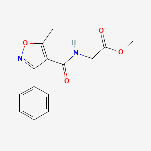 Methyl 2-{[(5-methyl-3-phenyl-4-isoxazolyl)carbonyl]amino}acetate