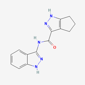 N-(1H-indazol-3-yl)-2,4,5,6-tetrahydrocyclopenta[c]pyrazole-3-carboxamide