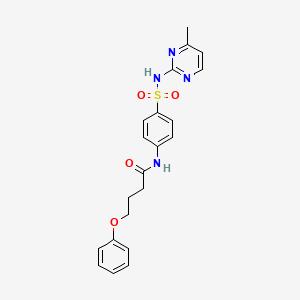 N-{4-[(4-methylpyrimidin-2-yl)sulfamoyl]phenyl}-4-phenoxybutanamide