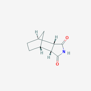 molecular formula C9H11NO2 B110111 (3aR,4R,7S,7aS)-hexahydro-1H-4,7-methanoisoindole-1,3(2H)-dione CAS No. 1807983-67-0