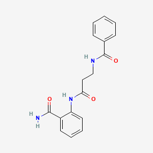 2-{[N-(phenylcarbonyl)-beta-alanyl]amino}benzamide