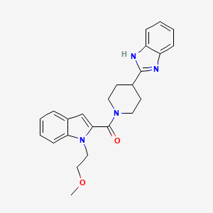 [4-(1H-benzimidazol-2-yl)piperidin-1-yl][1-(2-methoxyethyl)-1H-indol-2-yl]methanone