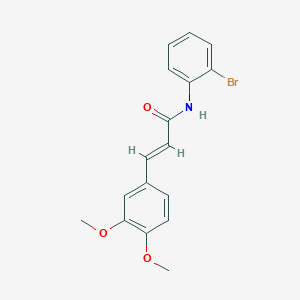 (2E)-N-(2-bromophenyl)-3-(3,4-dimethoxyphenyl)prop-2-enamide