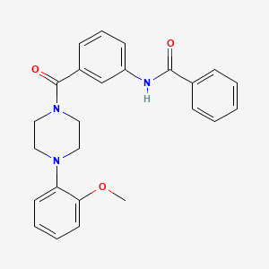 N-(3-{[4-(2-methoxyphenyl)piperazin-1-yl]carbonyl}phenyl)benzamide