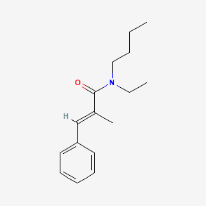 molecular formula C16H23NO B11011317 (2E)-N-butyl-N-ethyl-2-methyl-3-phenylprop-2-enamide 