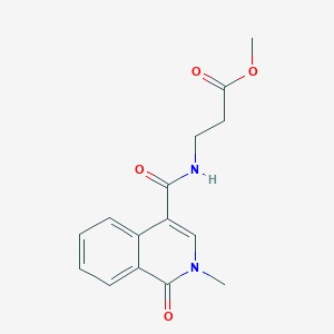 methyl N-[(2-methyl-1-oxo-1,2-dihydroisoquinolin-4-yl)carbonyl]-beta-alaninate