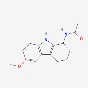 N-(6-methoxy-2,3,4,9-tetrahydro-1H-carbazol-1-yl)acetamide