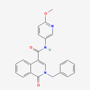 2-benzyl-N-(6-methoxypyridin-3-yl)-1-oxo-1,2-dihydroisoquinoline-4-carboxamide