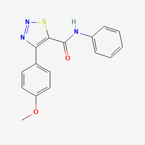 4-(4-methoxyphenyl)-N-phenyl-1,2,3-thiadiazole-5-carboxamide