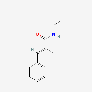 (2E)-2-methyl-3-phenyl-N-propylprop-2-enamide