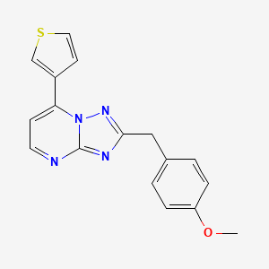 2-(4-Methoxybenzyl)-7-(3-thienyl)[1,2,4]triazolo[1,5-a]pyrimidine