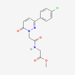 methyl N-{[3-(4-chlorophenyl)-6-oxopyridazin-1(6H)-yl]acetyl}glycinate