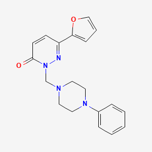 6-(furan-2-yl)-2-[(4-phenylpiperazin-1-yl)methyl]pyridazin-3(2H)-one