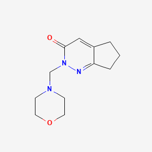 molecular formula C12H17N3O2 B11011970 2-(morpholin-4-ylmethyl)-2,5,6,7-tetrahydro-3H-cyclopenta[c]pyridazin-3-one 